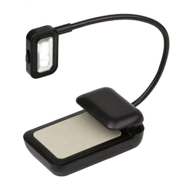 Planet Gates White / Black Portable Flexible Folding LED Clip On Reading Book Light AAA Lamp For Reader Kindle Book For Amazon Kindle/PDAs/Pad/eBook Reader
