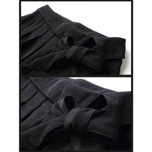 Planet Gates White black suit / S White Black Women Office Business Pants Suit Mandarin Flare Sleeve Lace Crop Top Wide Leg Pants Two Piece Set Suits