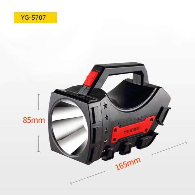 Planet Gates White / Black YAGE CREE portable light led spotlights camping flashlight portable spotlight handheld spotlight light 4000mAh EU/USA/UK Plug