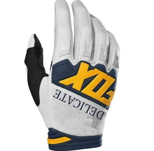 Planet Gates white-blue-yellow / L 2019 NAUGHTY FOX Race MX Gloves Enduro Racing MTB DH Motorcycle Motocross Bike Riding Gloves