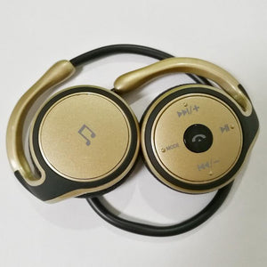 Planet Gates White Bluetooth Headphone Wireless Jaws Support TF Card FM Radio Portable Neckband Wireless Earphones