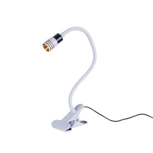 Planet Gates White body / 3W White Flexible 360 degree LED Desk Lamp with Clip 3W LED Reading Lamp USB Power Supply LED table light eye protect book Lamp