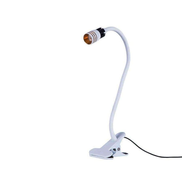 Planet Gates White body / 3W White Flexible 360 degree LED Desk Lamp with Clip 3W LED Reading Lamp USB Power Supply LED table light eye protect book Lamp