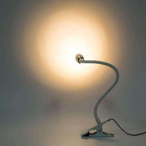 Planet Gates White body / 3W White Flexible 360 degree LED Desk Lamp with Clip 3W LED Reading Lamp USB Power Supply LED table light eye protect book Lamp