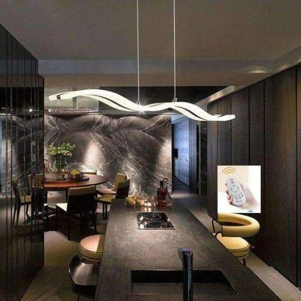 Planet Gates White / Brightness Dimming free shipping Simple LED wave character line Home Furnishing acrylic chandelier,AC90-260V Home Furnishing commercial lighting