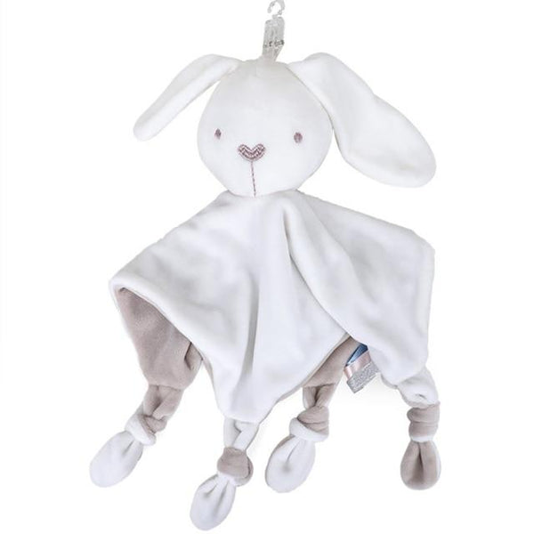 Planet Gates White Bunny041 Baby Stuffed Animal Toys Soothe Baby Appease Towel Soft Plush Comforting Toy Soothing Towel Baby Newborn Sleep Toys Plush Toy