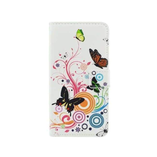 Planet Gates Painted PU Leather Lether Wallet Case For Sony Xperia T3 D5106 Jellyfish Colorful Best Heart Cheap Luxury Flower