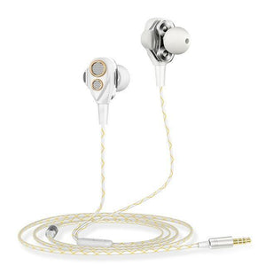 Planet Gates white CAFELE Professional In-Ear Wired Earphone Metal Heavy Bass High fidelity Sound Quality Music Earphone for smart phone
