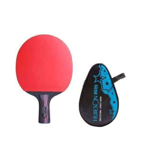 Planet Gates Red Carbon Fiber Table Tennis Racket Double Face Pimples-in Racket Rubber Table Tennis Bat with Bag Top Recommended