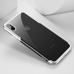 Planet Gates White Case / For iPhone Xs 5.8 Baseus For iPhone X Xs Case Luxury Plating Hard Plastic Phone Case For iPhone Xs XR XS Max 2018 Cases Thin Back Cover Coque