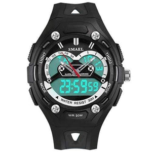 Planet Gates WHITE Children Watches Sports Waterproof Child Electronic LED 1339 Watch Safe Girls Boys Toy Watch Best Gifts