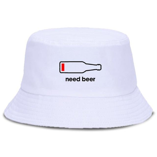 Planet Gates white / China / 56-58cm Beer Bottle Personalized Letter Printing Bucket Hat Men Fashion Beach Sun Women'S Fisherman Cap Hip Hop Fishing Women Bob Hats