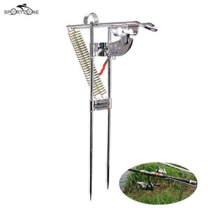 Planet Gates White / China Automatic Fishing Pole Bracket Fishing Rod Mount Steel High Strength Outdoor Fish Pole Holder Standard Fishing Gear Pesca
