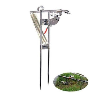 Planet Gates White / China Automatic Fishing Pole Bracket Fishing Rod Mount Steel High Strength Outdoor Fish Pole Holder Standard Fishing Gear Pesca