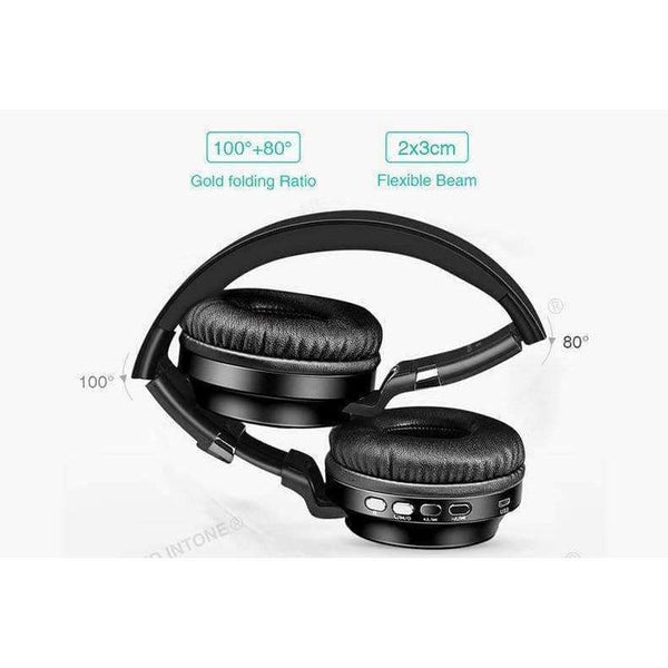 Planet Gates WHITE / China Bluetooth Headphone Bass Wireless Headphones 7 Colors Glow With MIC Support TF Card For Phone Xiaomi iPhone PC