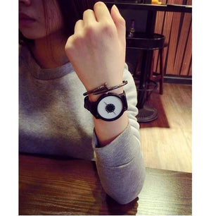 Planet Gates White / China Watches Men Women Quartz Clock New Design Unique Lovers' Wrist Watch Casual Black White Watch Leather Band