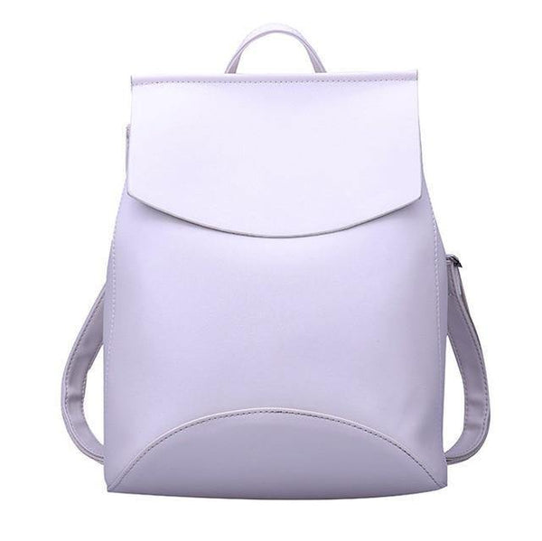 Planet Gates White / China Women Backpack High Quality Youth Leather Backpacks for Teenage Girls Female School Shoulder Bag