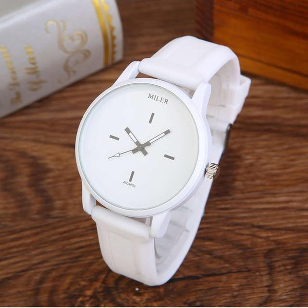 Planet Gates White Classic Couple Watch Men Women Watches Pair Fashion Simple Men's Watch Women's Watches Beloved Clock Pair Hours