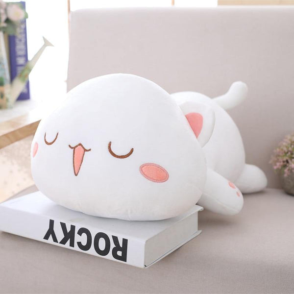35-65 Kawaii Lying Cat Plush Toys Stuffed Cute Cat Doll Lovely Animal Pillow Soft Cartoon Toys For Children Girls Christmas Gift