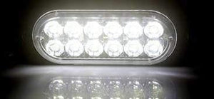 Planet Gates White Color 4PCS 12V 24V 12 LED Super Bright Emergency Warning Caution Waterproof Amber Strobe Light Bar Flashing for Auto Car Truck SUV Van