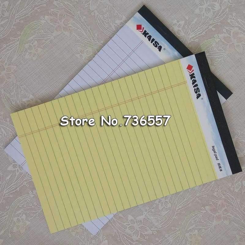 Planet Gates White Color Writing pad 6PCS A4 Memo Pad USA style 50 sheets/PCS Notebook paper Office School Supplies Notepad