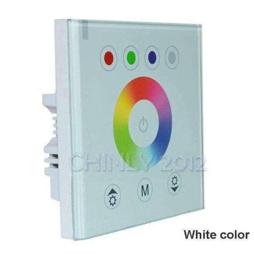 Planet Gates White controller 16W RGBW 2.4G wireless wall switch touch controller LED Fiber optic light Star Ceiling Kit Lights 150pcs 0.75mm 2M+Crystal
