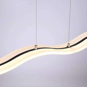 Planet Gates White / Cool white free shipping Simple LED wave character line Home Furnishing acrylic chandelier,AC90-260V Home Furnishing commercial lighting