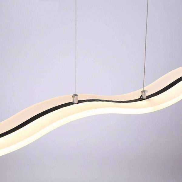 Planet Gates White / Cool white free shipping Simple LED wave character line Home Furnishing acrylic chandelier,AC90-260V Home Furnishing commercial lighting