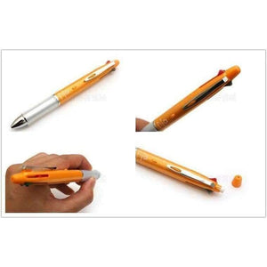 Planet Gates White Dr.Grip 4+1 (4 Ballpoint pen 0.7mm Black, Blue, Green, Red + 1 Mechanical Pencil 0.5mm) BKHDF-1SR Writing Supplies 2018