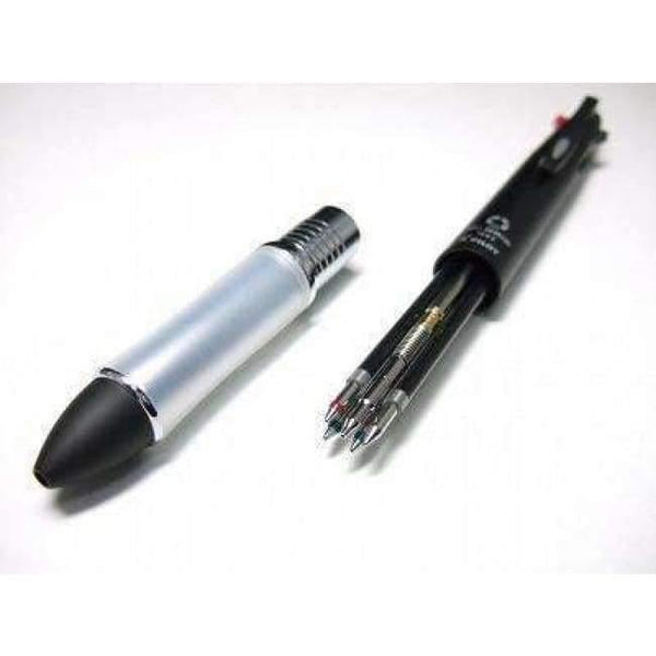 Planet Gates White Dr.Grip 4+1 (4 Ballpoint pen 0.7mm Black, Blue, Green, Red + 1 Mechanical Pencil 0.5mm) BKHDF-1SR Writing Supplies 2018