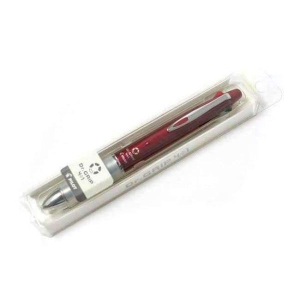 Planet Gates White Dr.Grip 4+1 (4 Ballpoint pen 0.7mm Black, Blue, Green, Red + 1 Mechanical Pencil 0.5mm) BKHDF-1SR Writing Supplies 2018