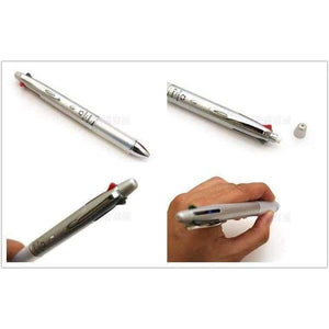 Planet Gates White Dr.Grip 4+1 (4 Ballpoint pen 0.7mm Black, Blue, Green, Red + 1 Mechanical Pencil 0.5mm) BKHDF-1SR Writing Supplies