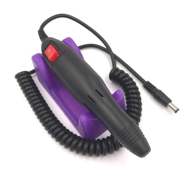 Planet Gates WHITE Electric Nail Art Drill Machine Manicure Pedicure Pen Tool Set Kit+30pcs nail drill bit+150pcs sanding bands