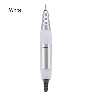 Planet Gates White Electric Nail Art Drill Pen Handle File Polish Grind Machine Handpiece Manicure Nail Art Accessories Pedicure Tools