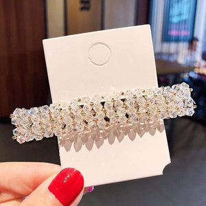 Elegant Shining Crystal Barrettes For Women Hair Ornament Headband Sweet Hair Clips Hairpins Fashion Hair Accessories