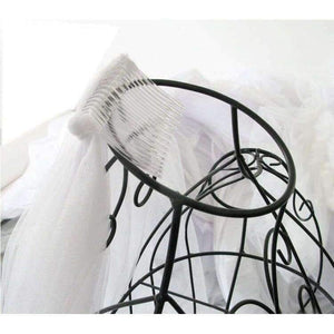 Planet Gates White Elegant Wedding Veil 3 Meters Long Soft Bridal Veils With Comb One-layer Ivory White Color Bride Wedding Accessories