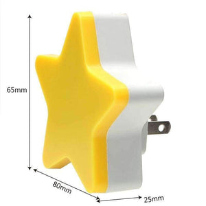 Planet Gates White / EU Led night light indoor lighting star shape plug-in intelligent light control night light US and Europe plug led table lamp