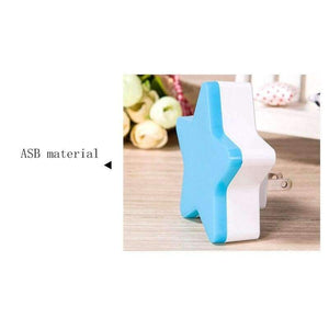 Planet Gates White / EU Led night light indoor lighting star shape plug-in intelligent light control night light US and Europe plug led table lamp