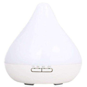 Planet Gates White / EU Plug 300ml Ultrasonic Air Humidifier Aromatherapy Essential Oil Diffuser 5 In 1 With 6 Color Changing LED Lights For Home Appliances