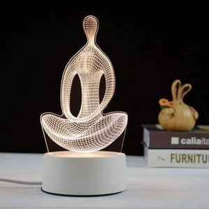 Planet Gates White / EU Plug Creative decorative night light 3d new led table lamp Fashion styling gift night light