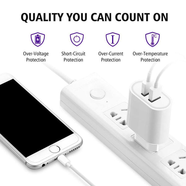Planet Gates White / EU Suntaiho Portable USB Charger Travel Wall Charger Adapter EU Plug Smart Mobile Phone Charger for Iphone/Xiaomi/LG/Smartphone