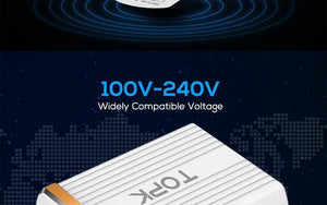 Planet Gates White / EU TOPK 18W Quick Charge 3.0 USB Charger 1-Port Travel Wall Mobile Phone Charger for Samsung Xiaomi Huawei Adapter EU US Plug
