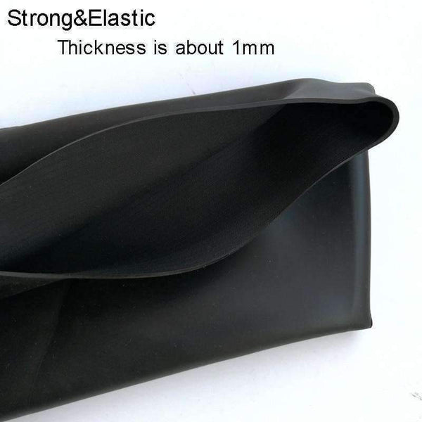 Planet Gates White Extra Large Swimming Cap for Long Hair Waterproof Swim Caps for women men Ladies Diving Hood hat loose head African