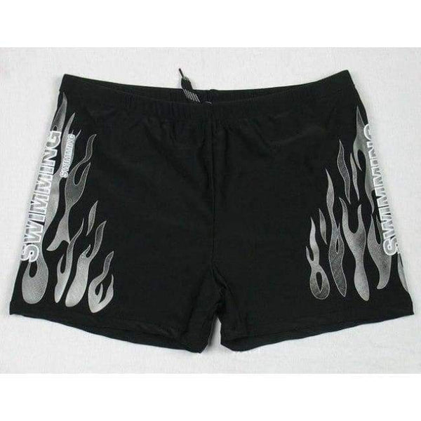 Planet Gates white fire / XL Men's Man Swimwear Swimsuits Swimming Boxer Shorts Sports Suits Surf Board Shorts Trunks Men Swim Suits Summer