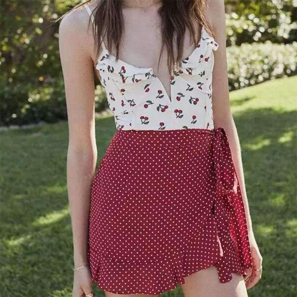 Planet Gates White Floral / L Vintage White/Black Floral Deep Plunging V Neck Lovely Ruffle Monokini Female Backless Swimwear Women One Piece Swimsuit