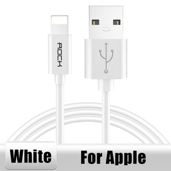 Planet Gates White for Apple / 25 CM ROCK Mobile Phone USB Cables for iPhone X Faster Charger Cord Micro USB Cable for Huawei Xiaomi USB C Data Sync Wire for SamSung
