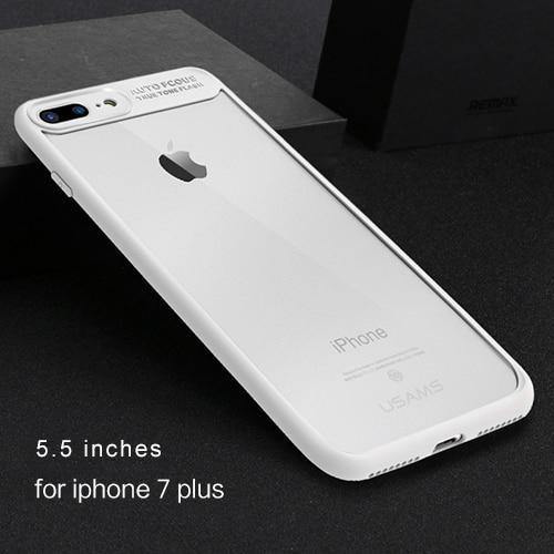 Planet Gates White for i7 Plus Back Case For iPhone X Case for iPhone  8 8P 7 7P 6 6S 6P 6S Plus USAMS Full Protective Phone Back Cover for iPhone Coque Fundas