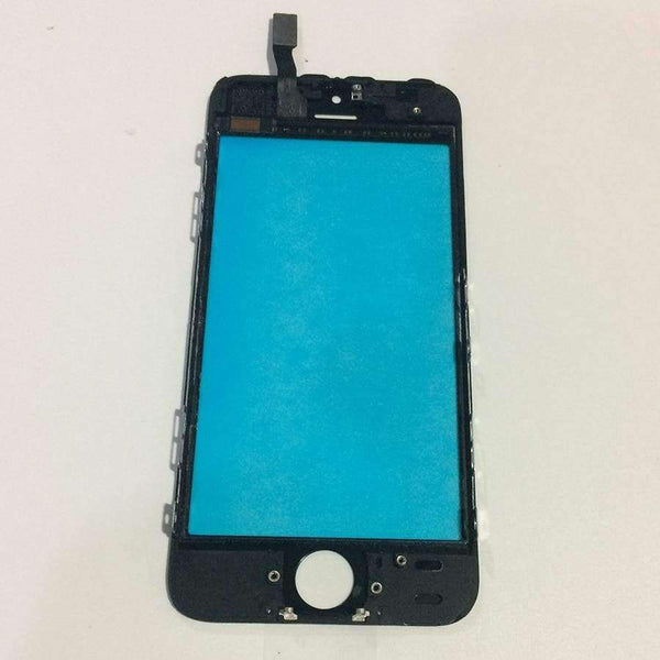 Planet Gates White for iPhone 5 iPhone 5 5S 5C Touch Screen Front Outer Glass Lens Touch Panel Digitizer with Frame Bezel Assembly Replacement Parts