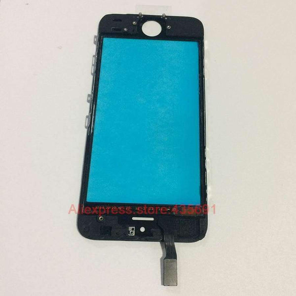 Planet Gates White for iPhone 5 iPhone 5 5S 5C Touch Screen Front Outer Glass Lens Touch Panel Digitizer with Frame Bezel Assembly Replacement Parts