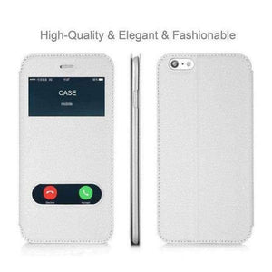 Planet Gates White / For iPhone 6 Case For Apple iPhone 6 Plus & iPhone 6S Plus Luxury PU Leather Flip Wallet Case Covers With Stand Capa Phone Cases Brands